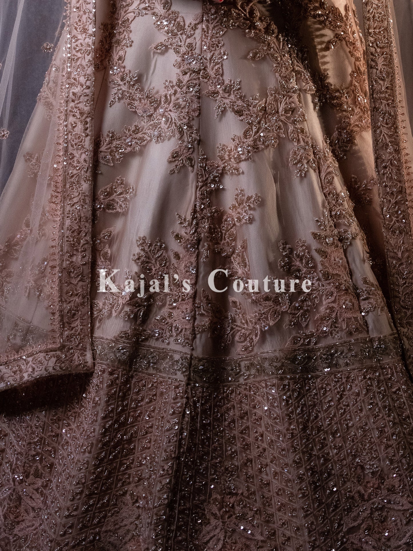 Blush Pink Bridal Lehenga - Couture Collection