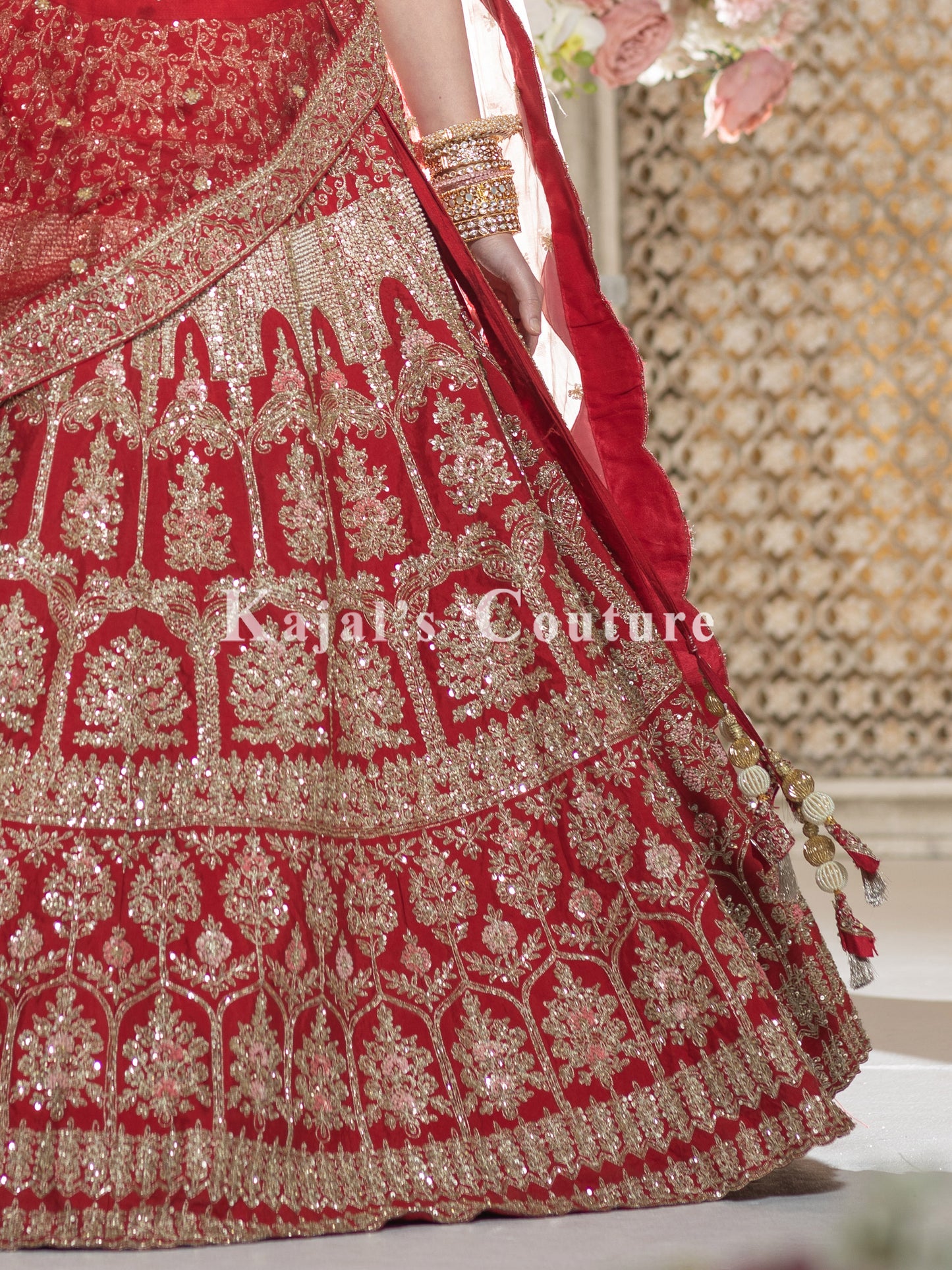 Red Bridal Lehenga - Couture Collection
