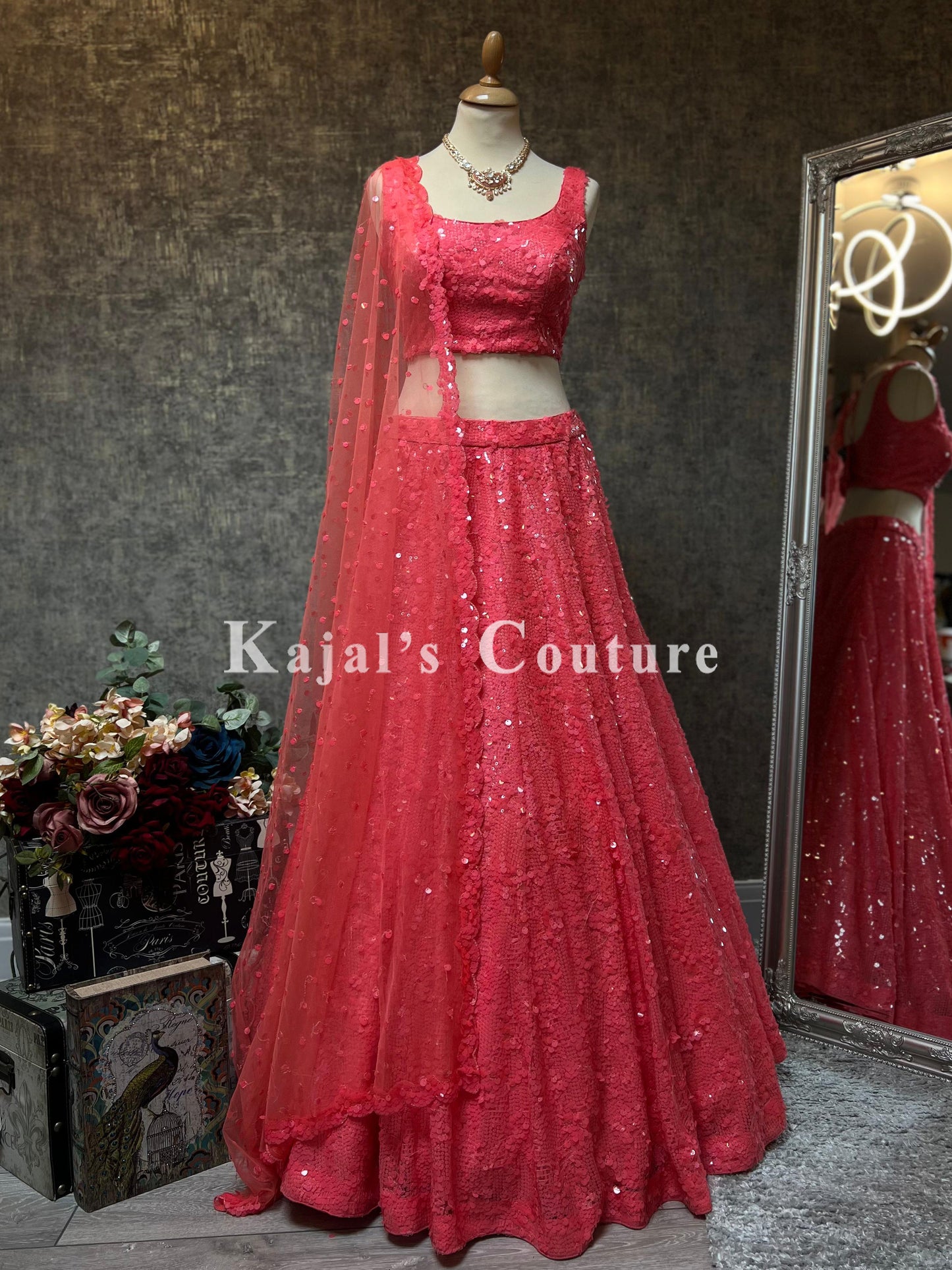 Full Sequin Lehenga