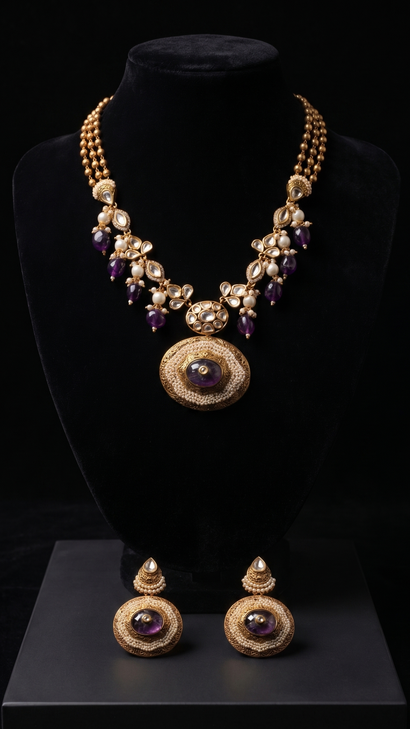 Amethyst and Pearl Heritage Set