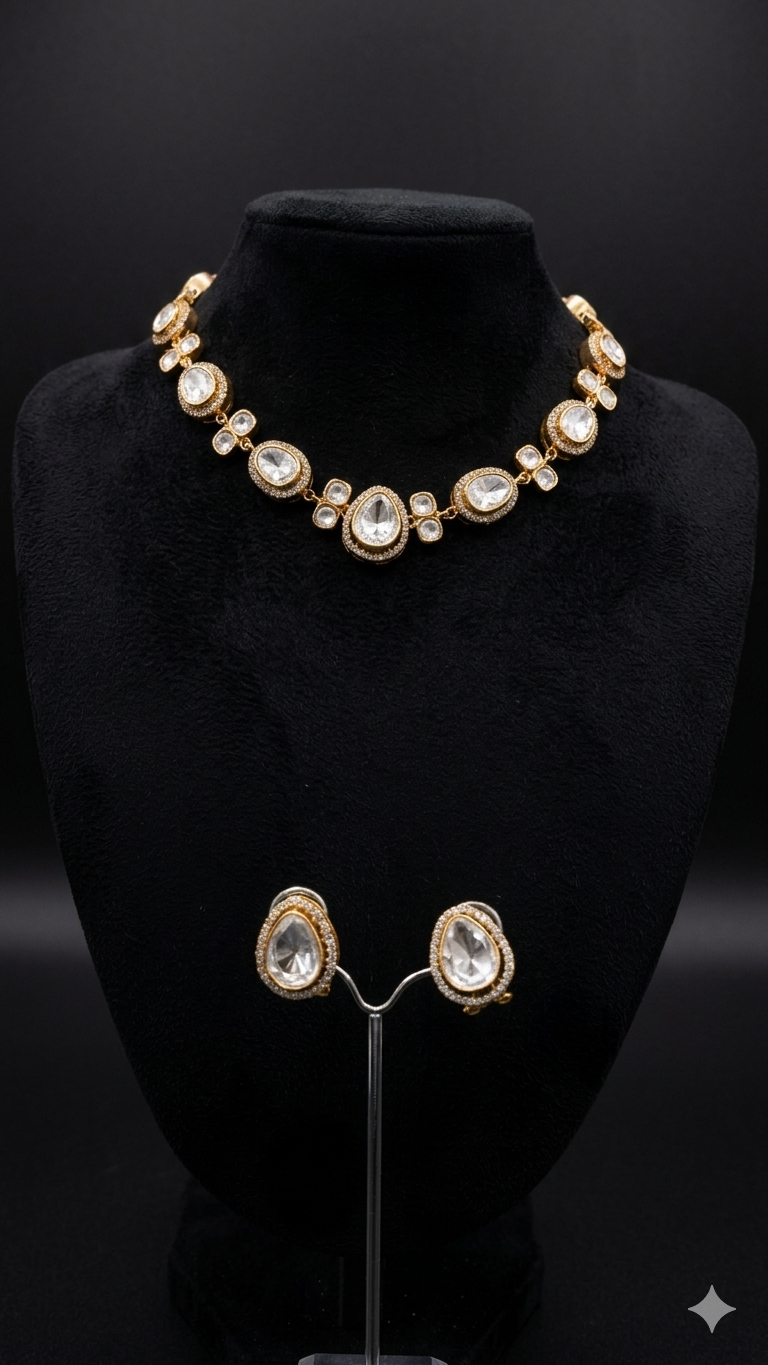 Gold Polki Necklace