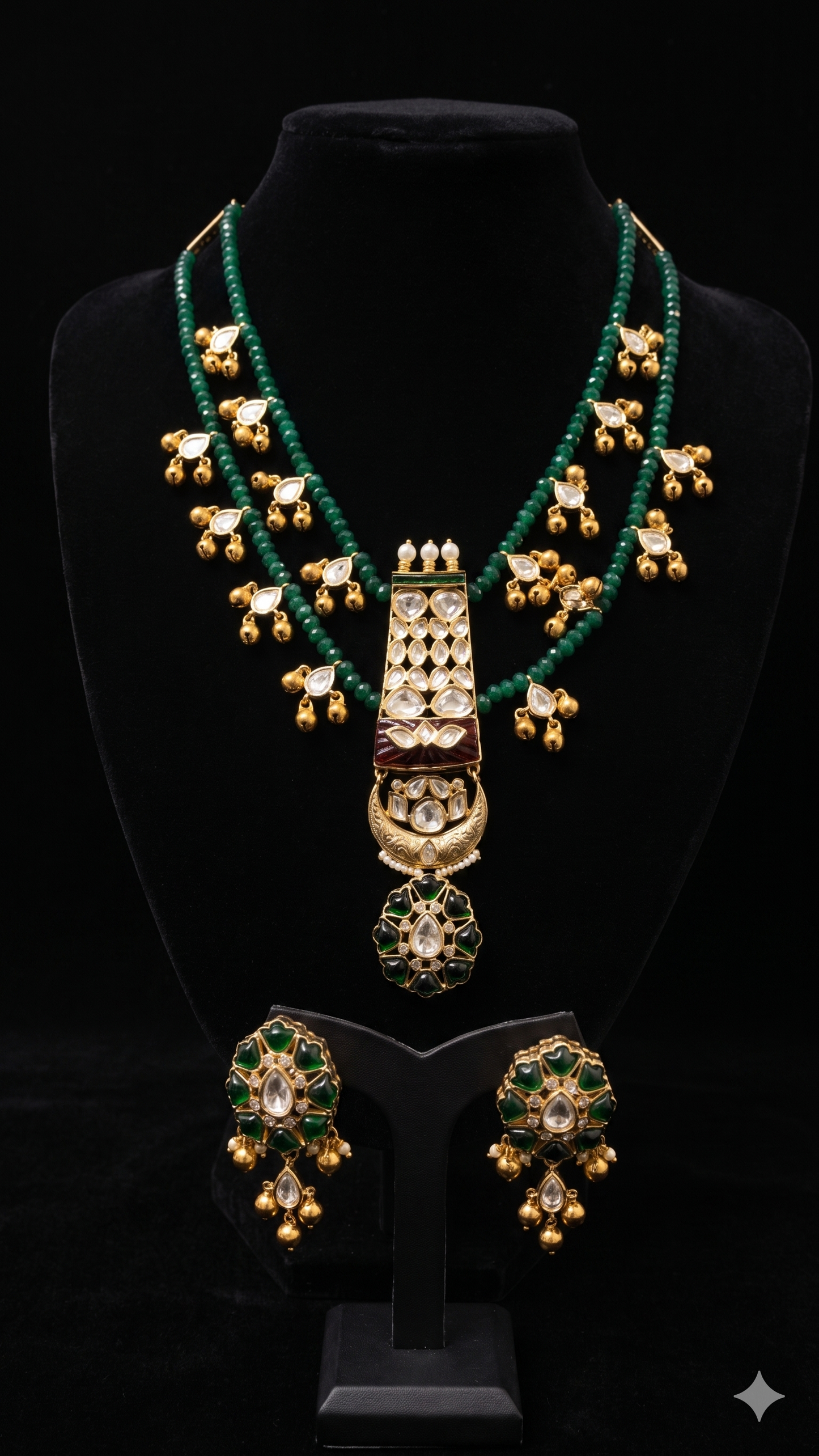 Kundan CZ Necklace
