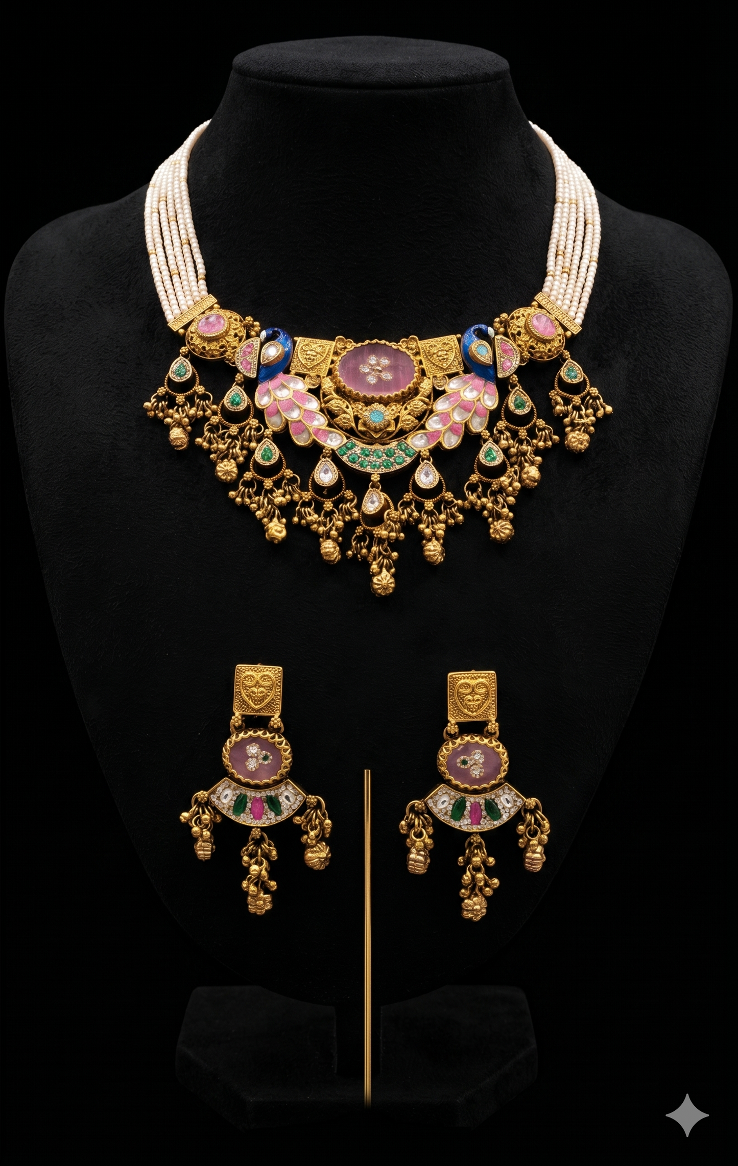 Bridal Rajwadi Necklace