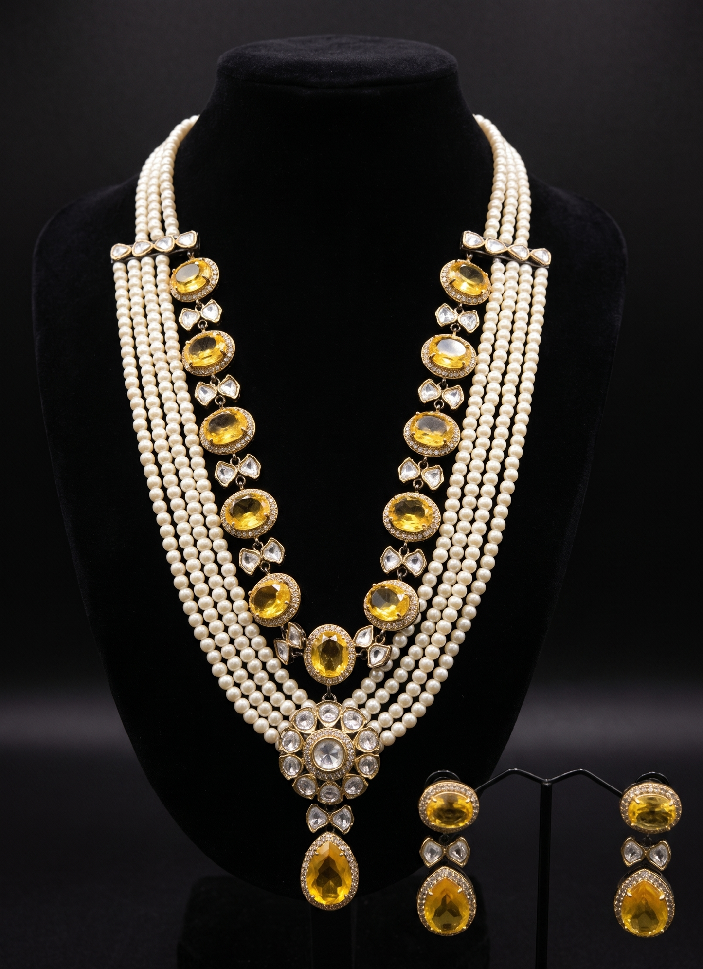 Multi Strand Pearls Necklace
