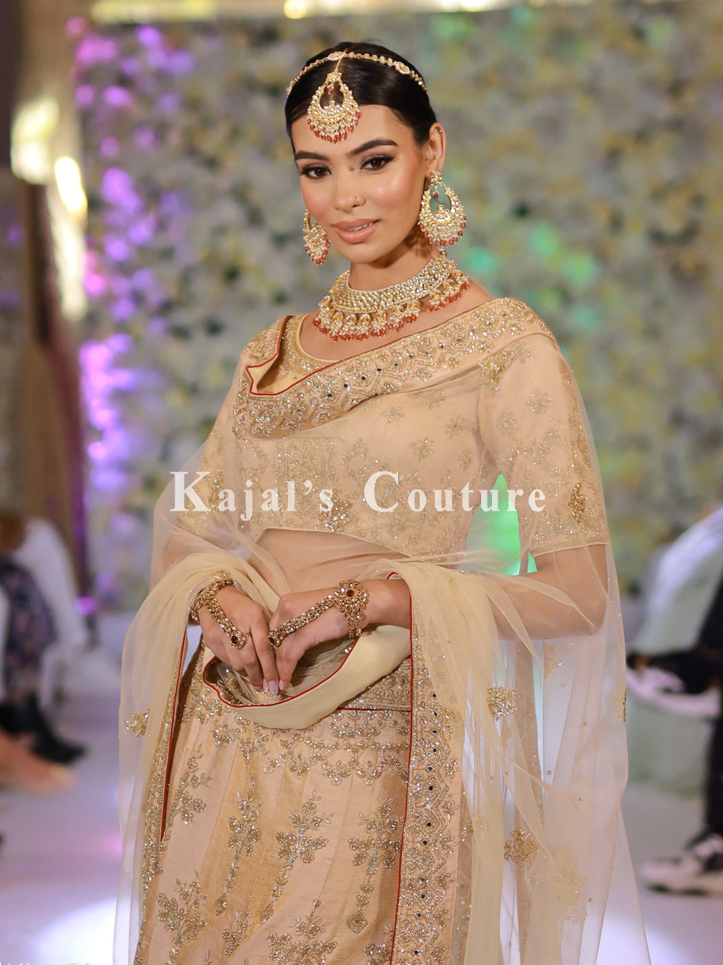 Gold Embroidered Lehenga - Couture Collection