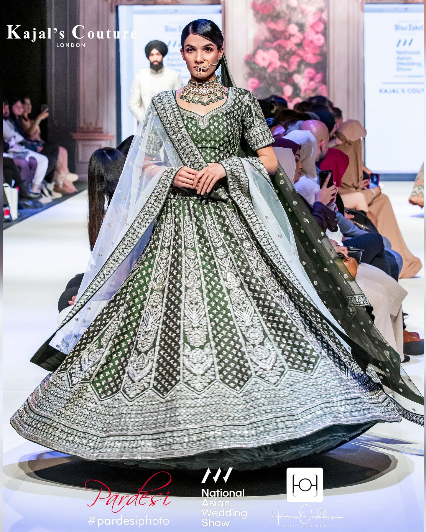 Royal Green Bridal Lehenga - Couture Collection