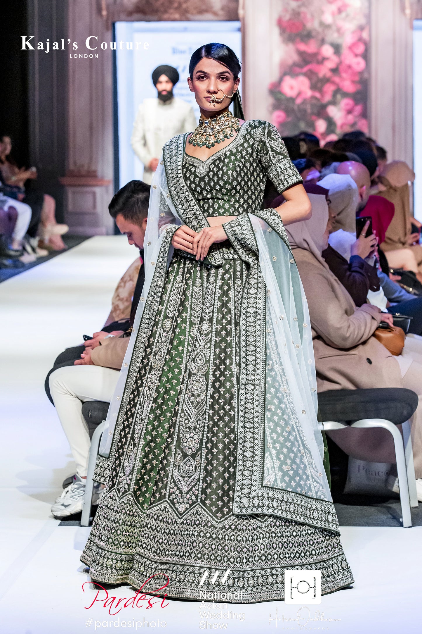 Royal Green Bridal Lehenga - Couture Collection