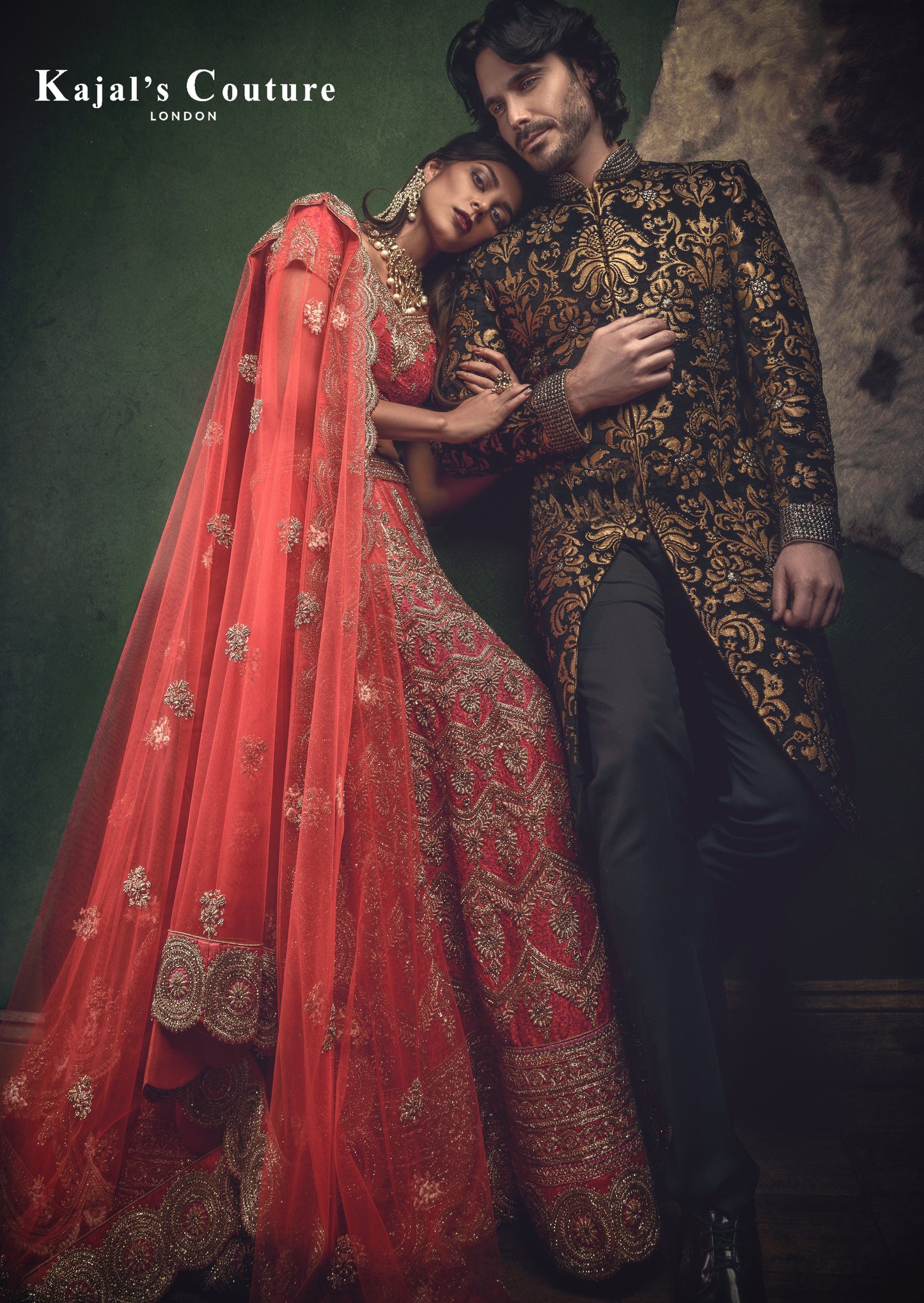 Imperial Ombre Bridal Lehenga - Couture Collection