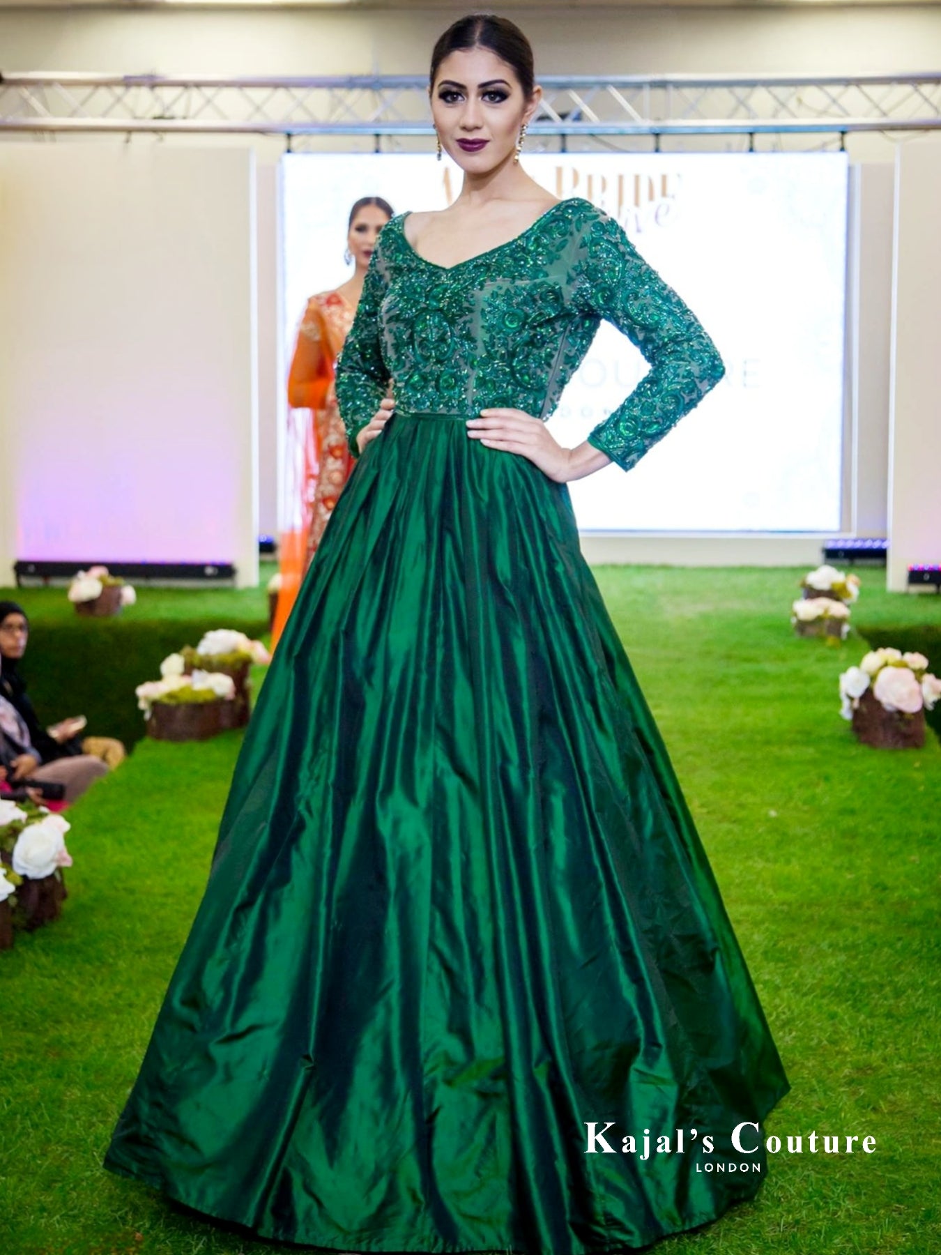 Green Silk Gown
