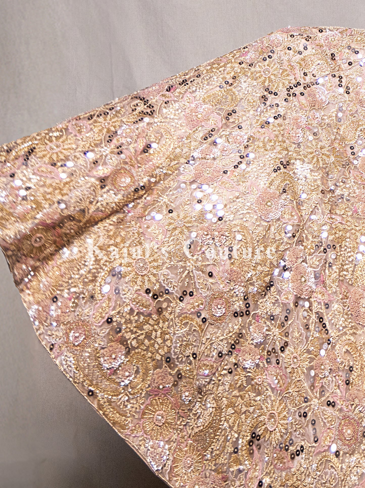 Blush Reception Lehenga - Couture Collection