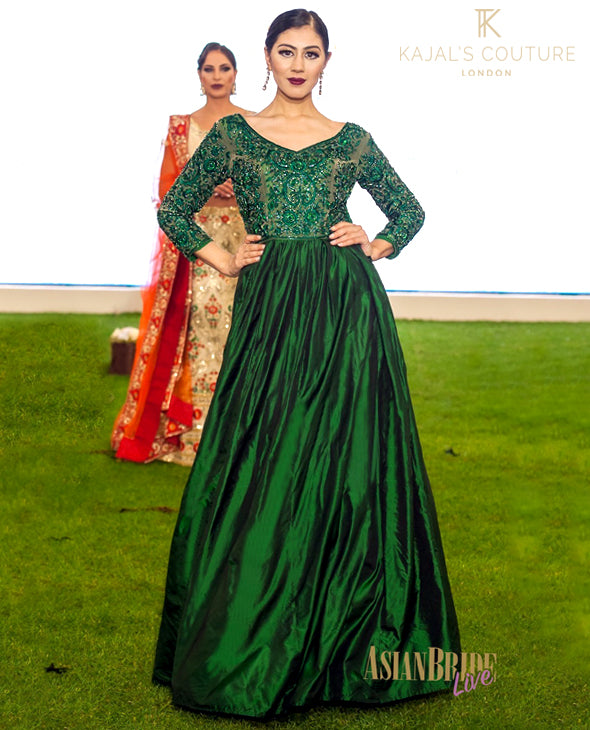 Green Silk Gown