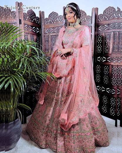 Pink Mirror Lehenga - Couture Collection