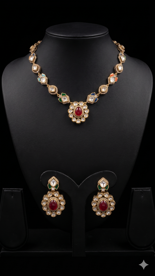 Kundan Polki Necklace