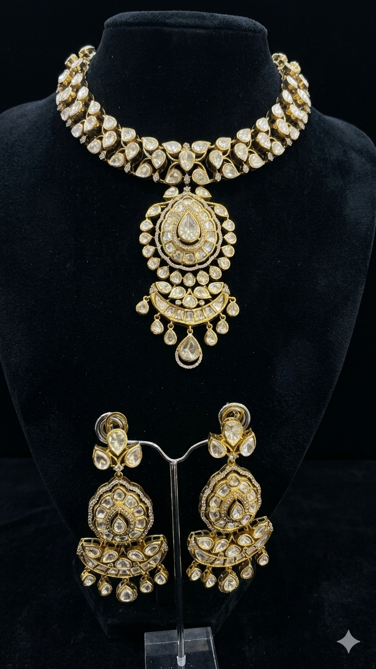 Bridal Polki Necklace