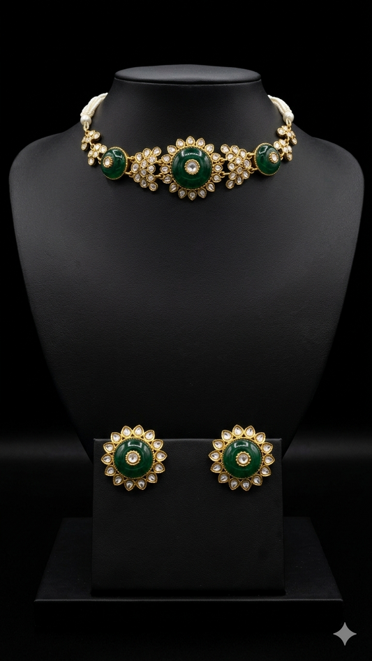Kundan Polki Choker Necklace