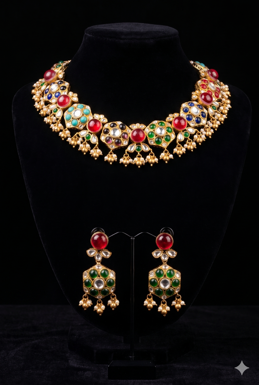 Multicolor choker Necklace