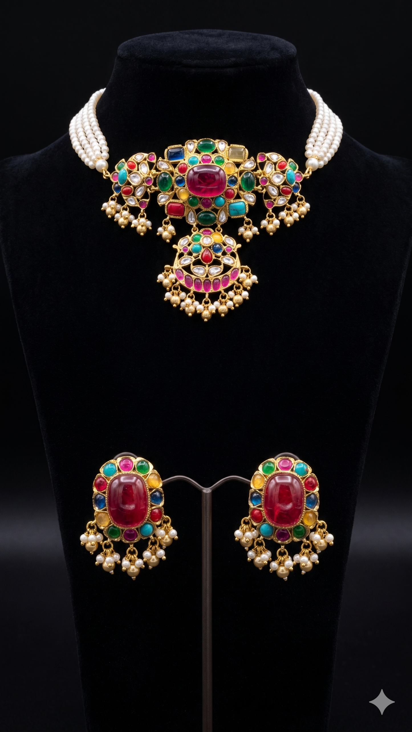 Multicolor Choker Necklace
