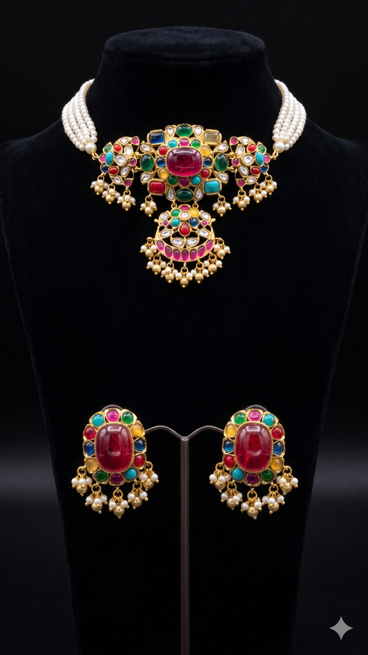 Multicolor Choker Necklace