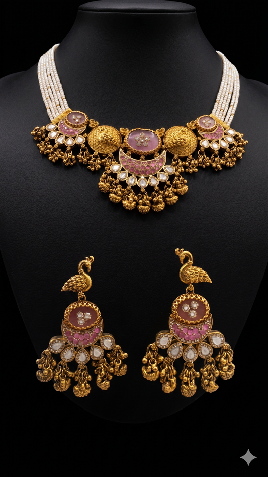 Bridal Rajwadi Necklace