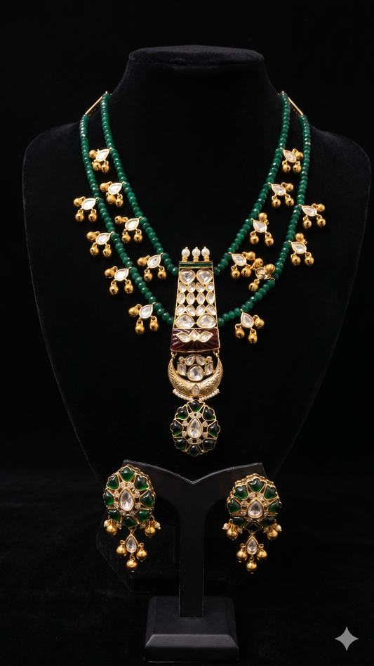 Kundan CZ Necklace