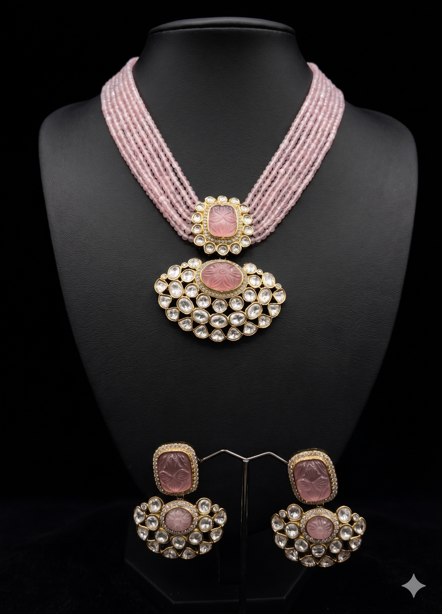 Pastel Pink Choker Necklace