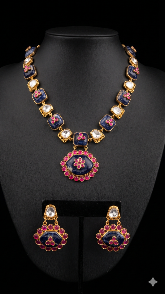 Blue Stones Necklace