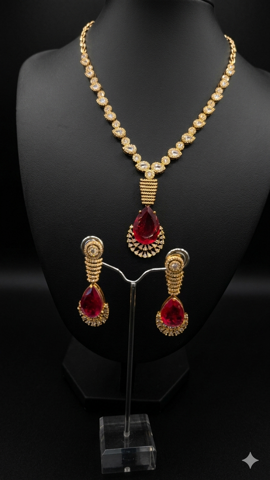 Teardrop Necklace Set