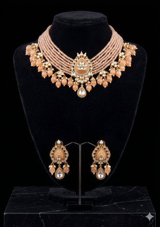 Uncut Kundan Choker Necklace