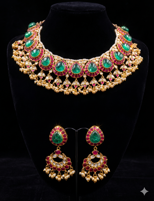 Jadau Kundan Bridal Necklace
