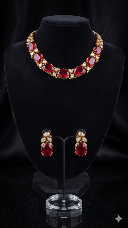 Ruby Stones Necklace