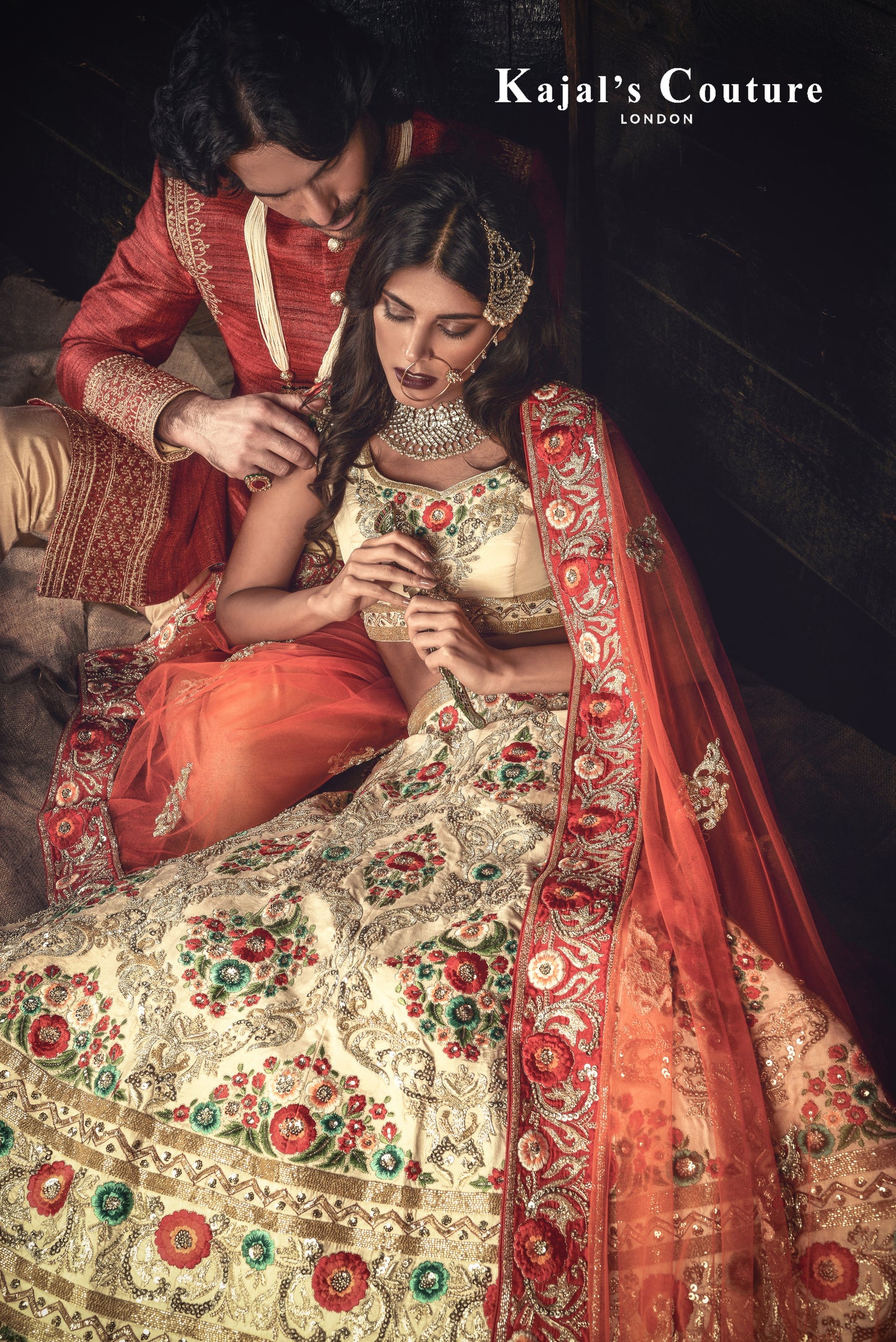 Imperial Floral Bridal Lehenga - Couture Collection