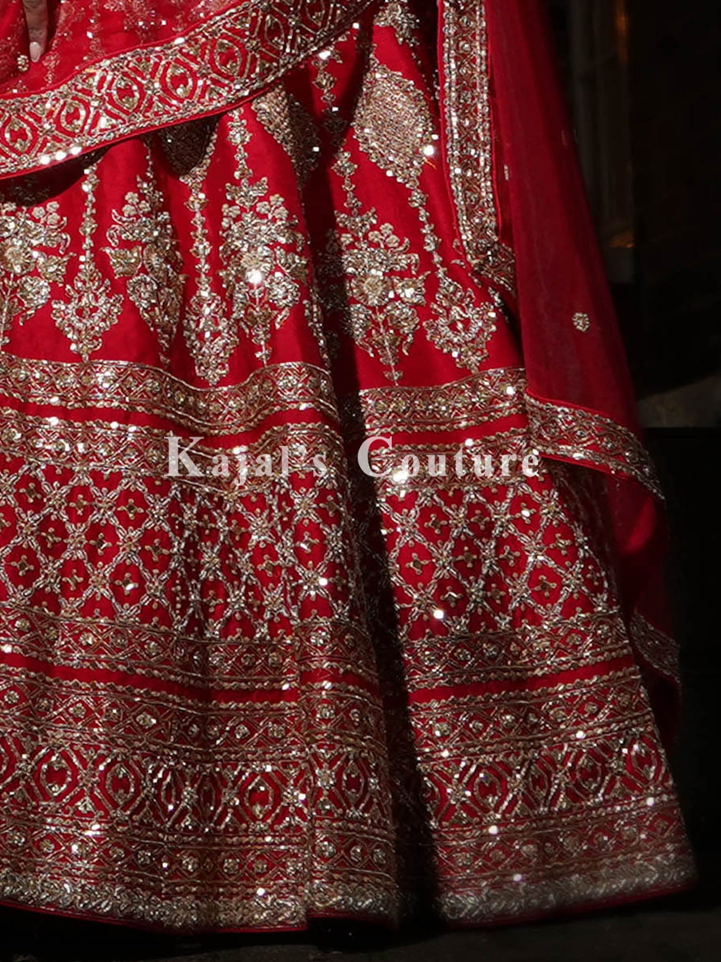 Red Wedding Lehenga -  Couture Collection