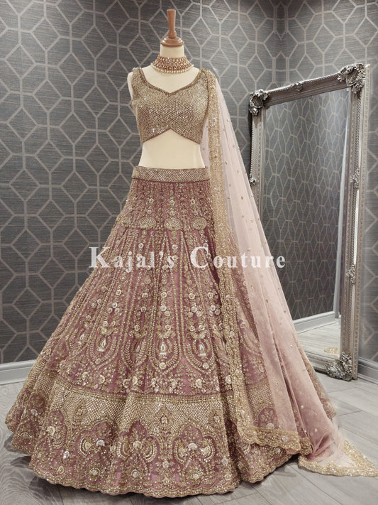 Regal Pink Lehenga - Couture Collection