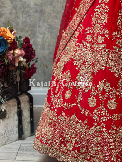 Red Wedding Lehenga - Couture Collection