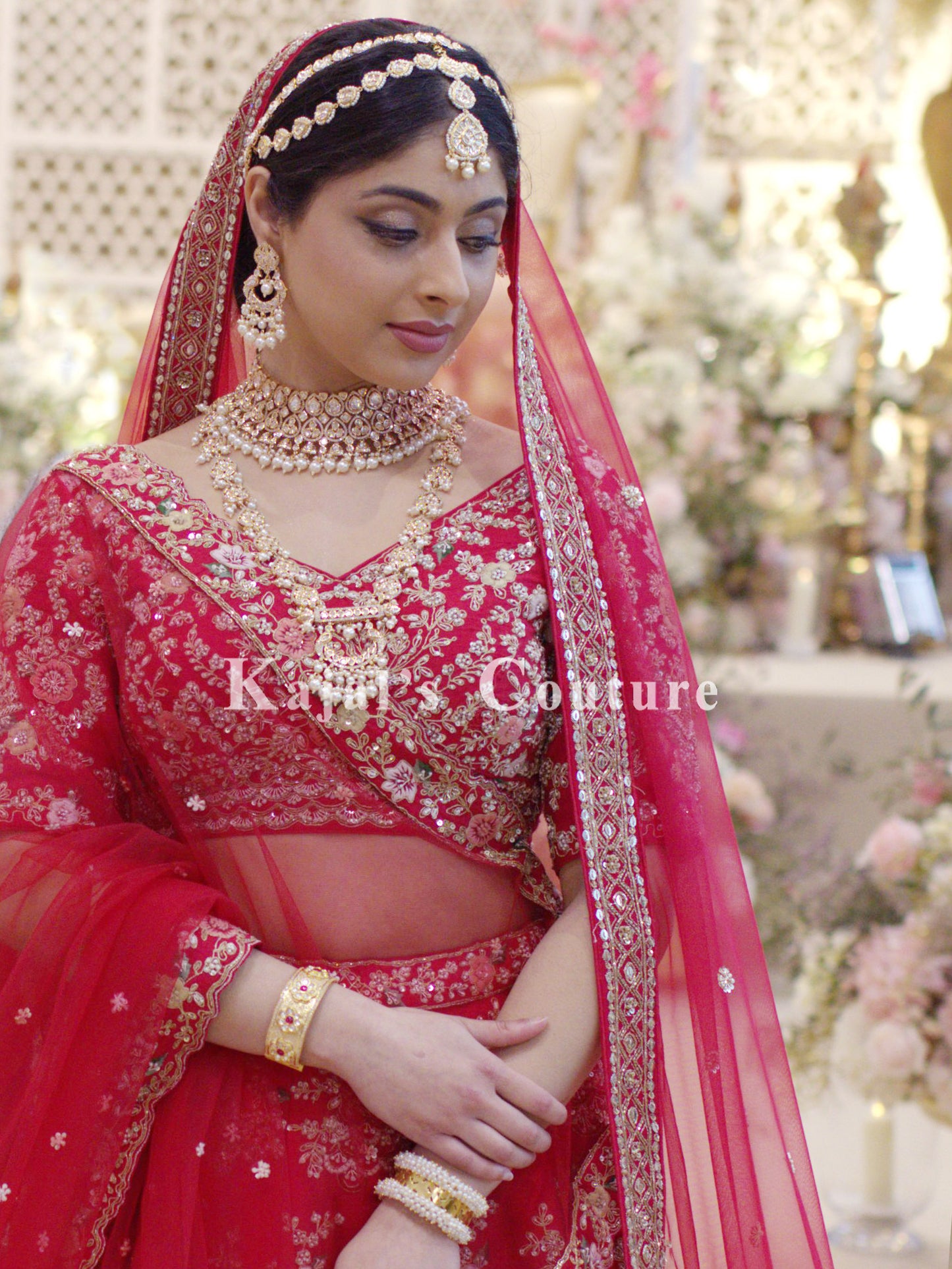 Red Bridal Lehenga - Couture Collection