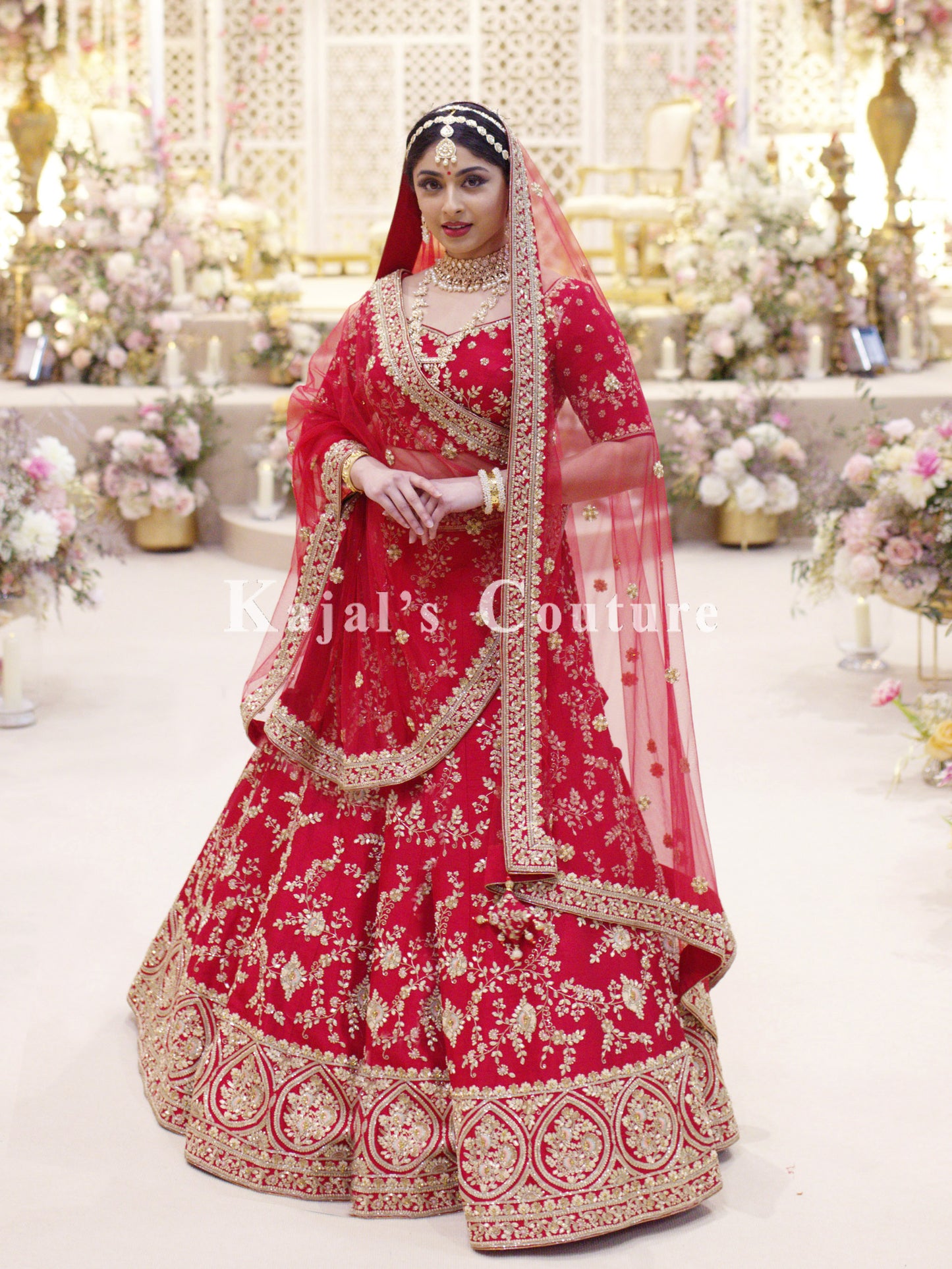 Red Bridal Lehenga - Couture Collection