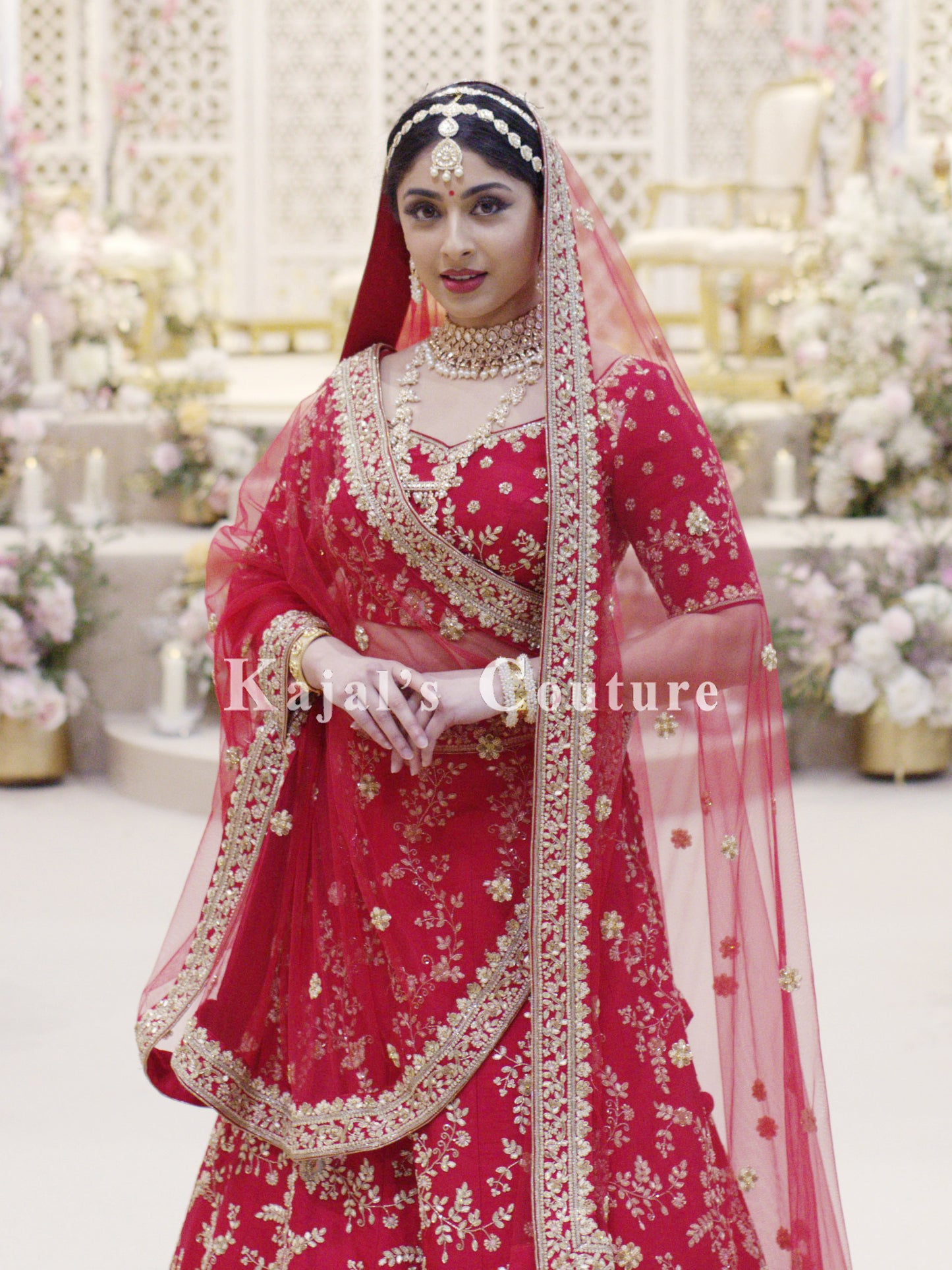 Red Bridal Lehenga - Couture Collection