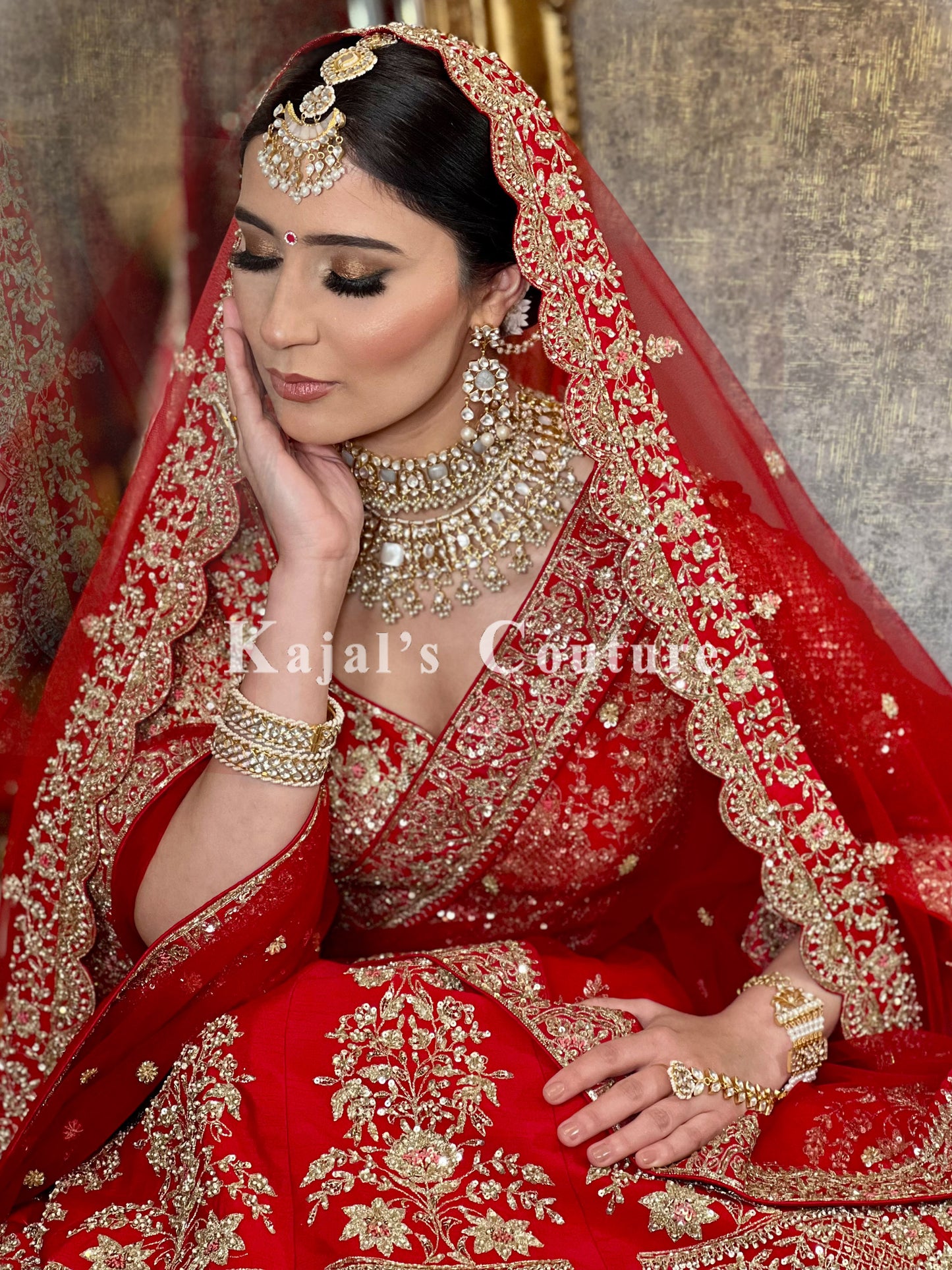 Red Wedding Lehenga - Couture Collection