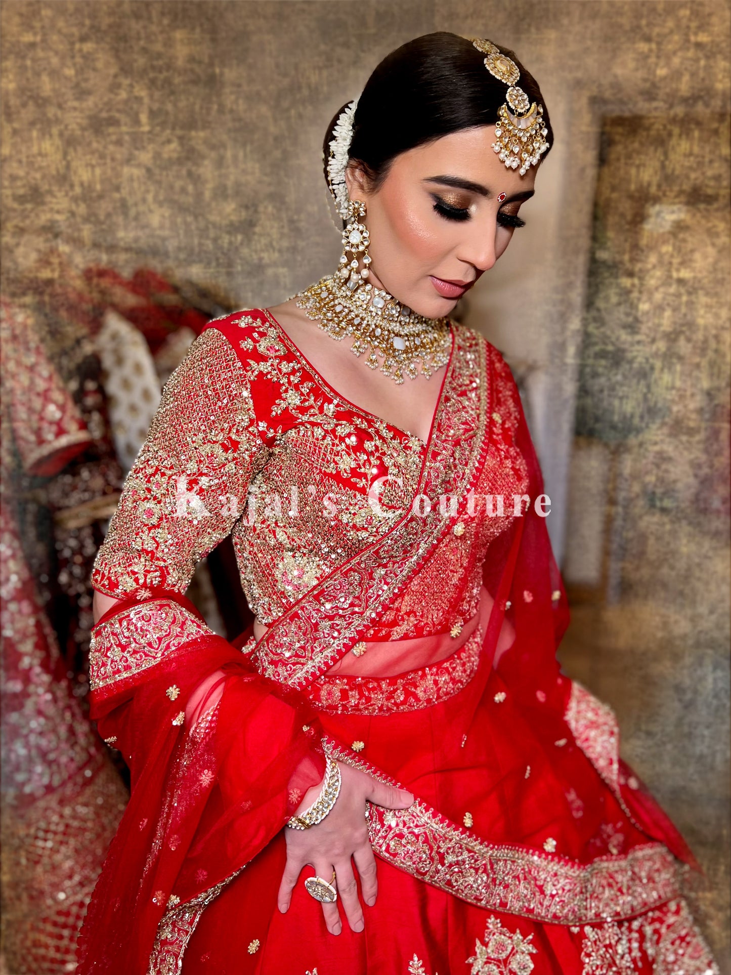 Red Wedding Lehenga - Couture Collection