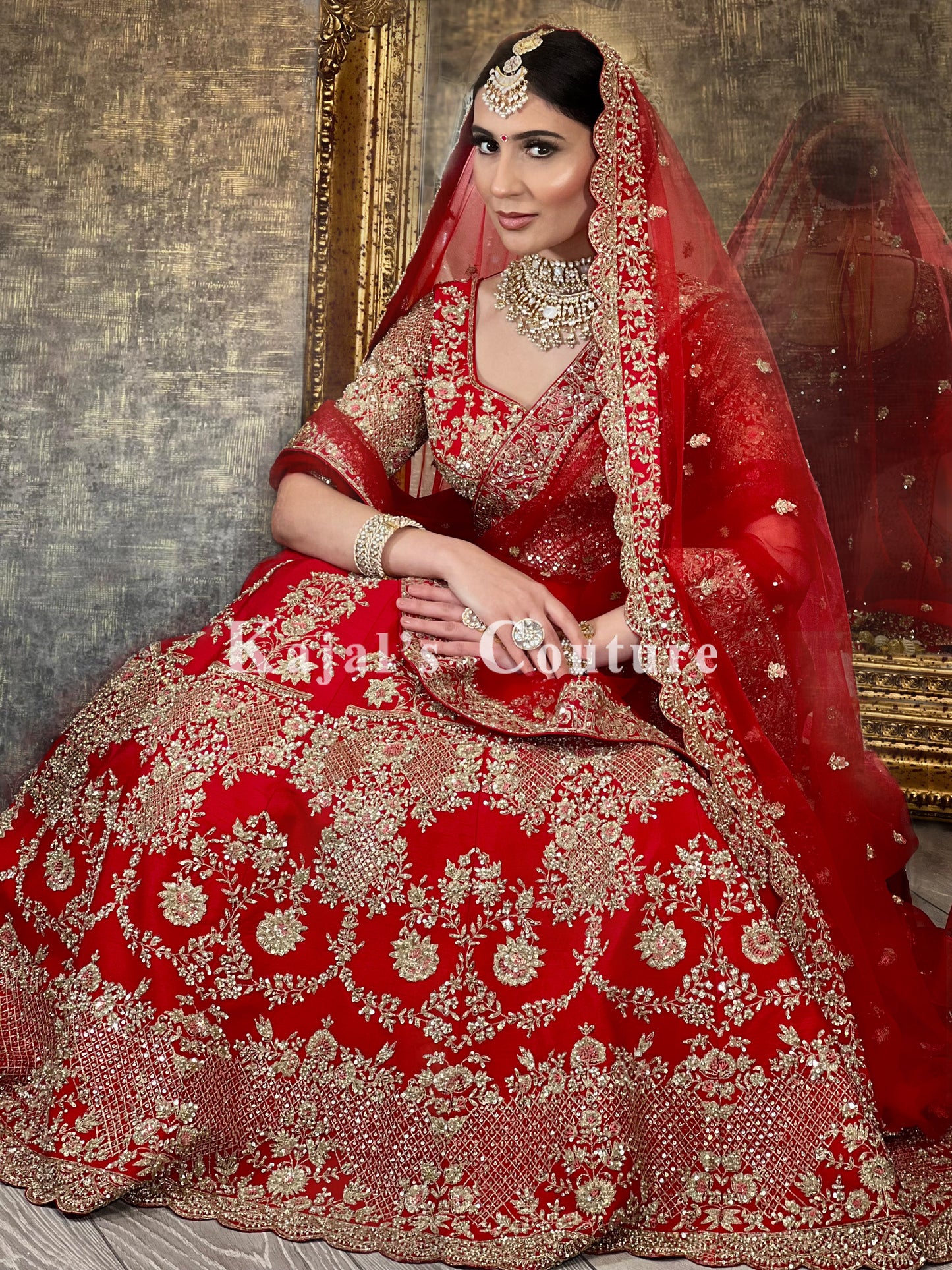 Red Wedding Lehenga - Couture Collection