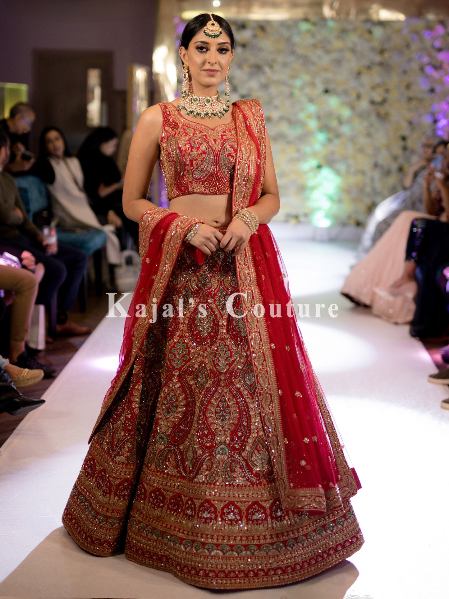 Red Bridal Lehenga - Couture Collection