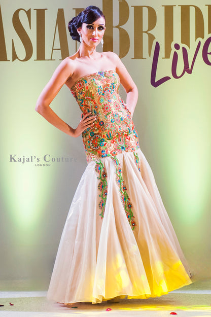 Multicolour Statement Gown