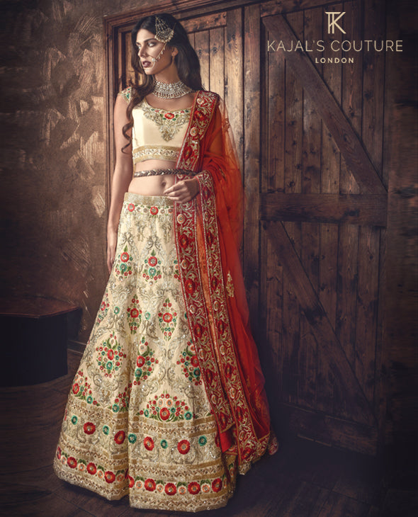 Imperial Floral Bridal Lehenga - Couture Collection